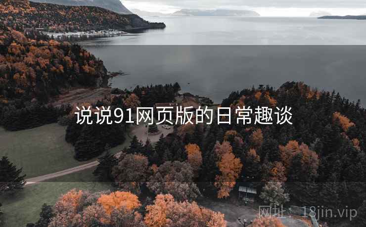 说说91网页版的日常趣谈