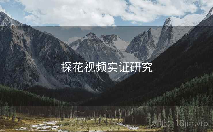 探花视频实证研究