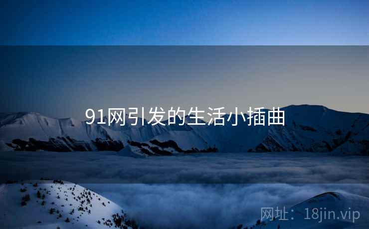 91网引发的生活小插曲