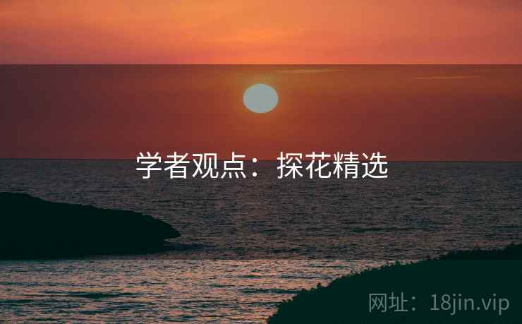 学者观点：探花精选