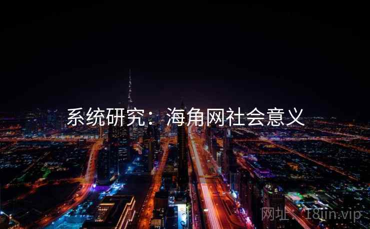 系统研究：海角网社会意义