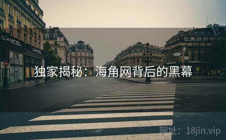 独家揭秘：海角网背后的黑幕